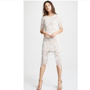 For Love and Lemons White Luna Lace Dress